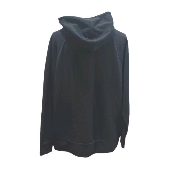 Eddie Bauer Women's Black Knit Relaxed Fit Pullover Hoodie Size Large - Picture 3 of 8